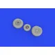 Eduard 648839 1/48 F-35A wheels Brassin for Aircraft
