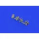 Eduard 648873 1/48 Bf 109E rudder pedals early PRINT Brassin for Aircraft
