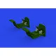 Eduard 648874 1/48 Bf 109E rudder pedals late PRINT Brassin for Aircraft