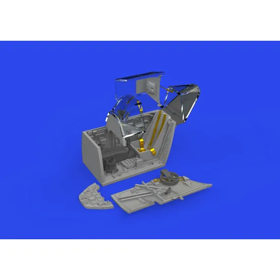 Eduard 648875 1/48 Bf 109F cockpit w/ early seat PRINT Brassin for Aircraft