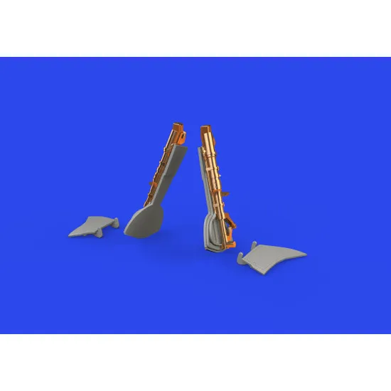 Eduard 648905 1/48 Bf 109K-4 undercarriage legs BRONZE Brassin for Aircraft