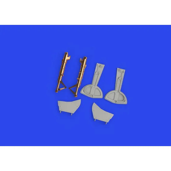 Eduard 648905 1/48 Bf 109K-4 undercarriage legs BRONZE Brassin for Aircraft