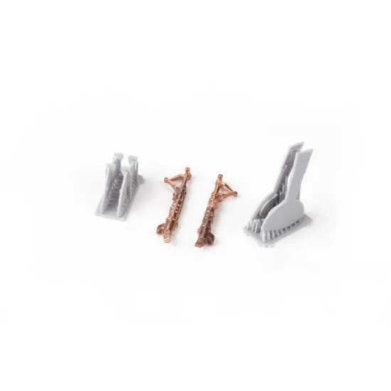 Eduard 648905 1/48 Bf 109K-4 undercarriage legs BRONZE Brassin for Aircraft