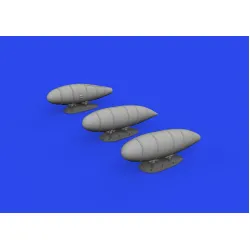 Eduard 648906 1/48 Bf 109K external fuel tanks Brassin for Aircraft
