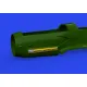 Eduard 648913 1/48 Bf 109K-4 exhaust stacks PRINT Brassin for Aircraft