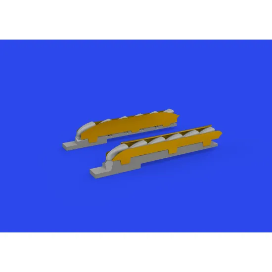 Eduard 648913 1/48 Bf 109K-4 exhaust stacks PRINT Brassin for Aircraft