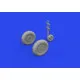 Eduard 648914 1/48 Bf 109K-4 wheels Brassin for Aircraft