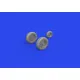 Eduard 648923 1/48 A-10C wheels Brassin for Aircraft