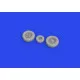 Eduard 648923 1/48 A-10C wheels Brassin for Aircraft