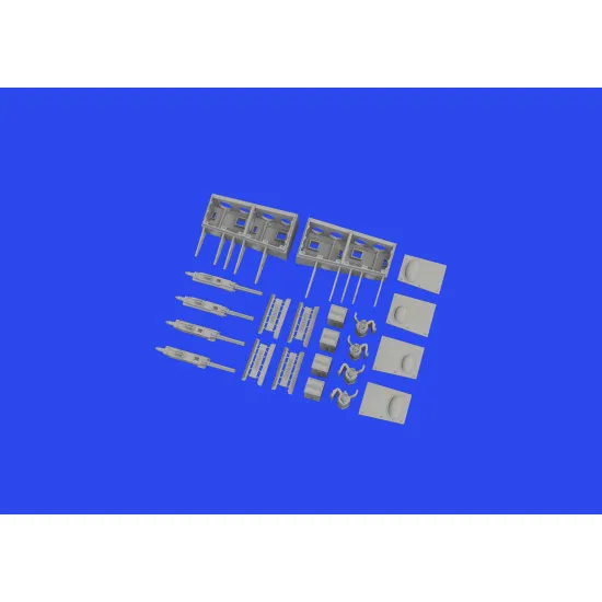 Eduard 648938 1/48 Hurricane Mk.IIc gun bays PRINT Brassin for Aircraft