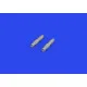Eduard 648939 1/48 Bf 109K-4 gun barrels PRINT Brassin for Aircraft