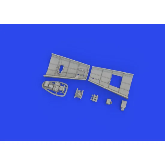 Eduard 648961 1/48 Bf 109K-4 radio compartment PRINT Brassin for Aircraft