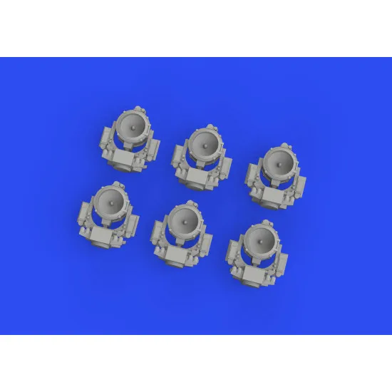 Eduard 653001 1/350 USN searchlights 36 inch PRINT 0 Brassin for Ships