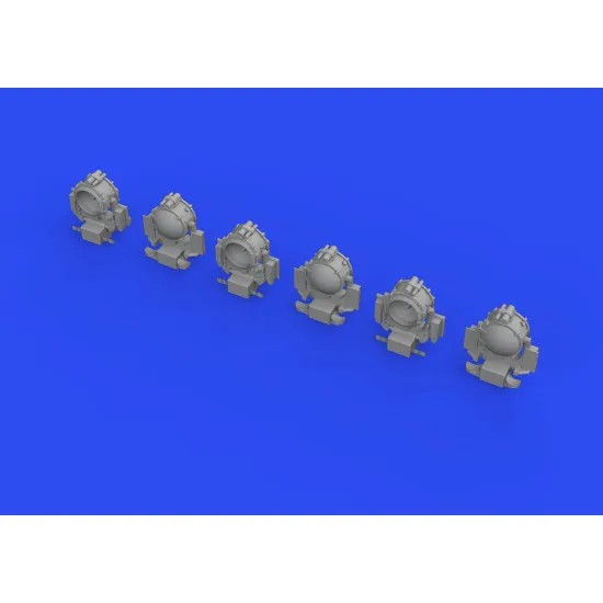 Eduard 653001 1/350 USN searchlights 36 inch PRINT 0 Brassin for Ships