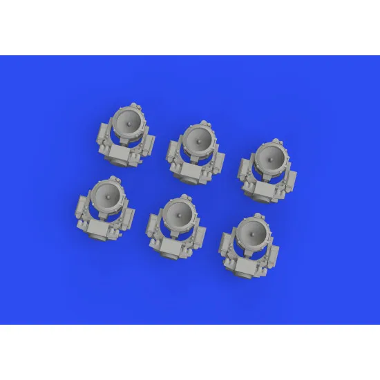 Eduard 653001 1/350 USN searchlights 36 inch PRINT 0 Brassin for Ships