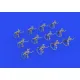 Eduard 653002 1/350 M2 Browning water cooled PRINT 0 Brassin for Ships