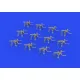 Eduard 653002 1/350 M2 Browning water cooled PRINT 0 Brassin for Ships