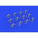 Eduard 653002 1/350 M2 Browning water cooled PRINT 0 Brassin for Ships
