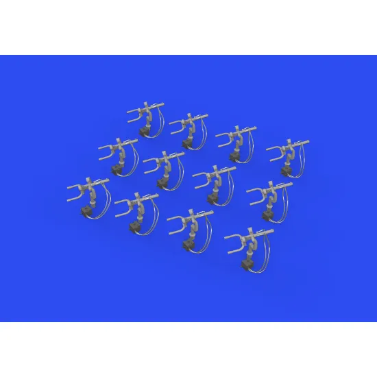 Eduard 653002 1/350 M2 Browning water cooled PRINT 0 Brassin for Ships