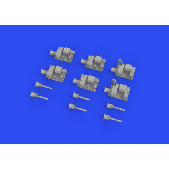 Eduard 653003 1/350 USN electric ship winches PRINT 0 Brassin for Ships