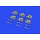 Eduard 653003 1/350 USN electric ship winches PRINT 0 Brassin for Ships