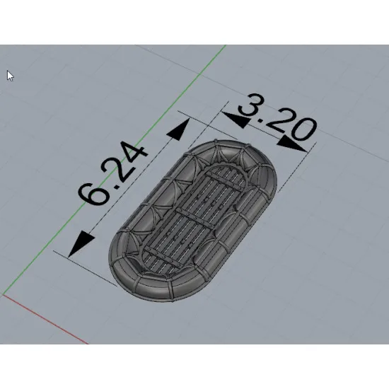 Eduard 653006 1/350 Carley float for 10 people – Type 2 PRINT 0 Brassin for Ships