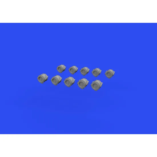 Eduard 653007 1/350 USN searchlights 12 inch PRINT 0 Brassin for Ships