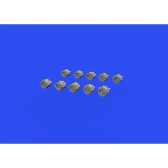 Eduard 653007 1/350 USN searchlights 12 inch PRINT 0 Brassin for Ships