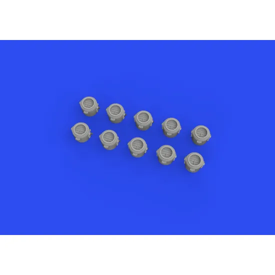 Eduard 653007 1/350 USN searchlights 12 inch PRINT 0 Brassin for Ships