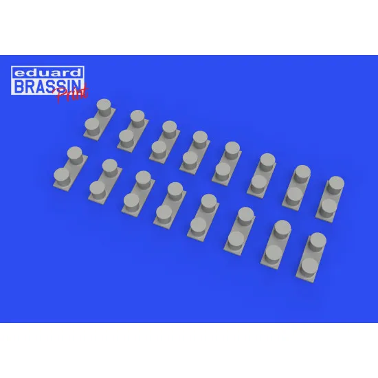 Eduard 653010 1/350 WWII USN battleship bollards PRINT 0 Brassin for Ships