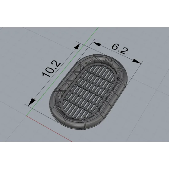 Eduard 653014 1/350 Carley float for 40 people – Type 2 PRINT 0 Brassin for Ships
