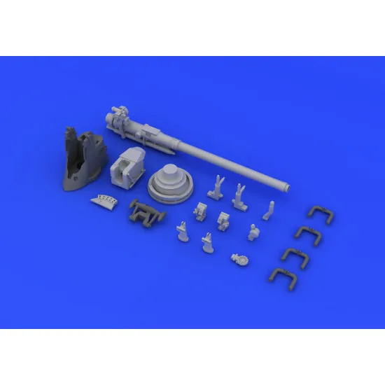 Eduard 672034 1/72 German Submarine 8,8cm gun Brassin for Ships