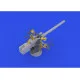 Eduard 672034 1/72 German Submarine 8,8cm gun Brassin for Ships