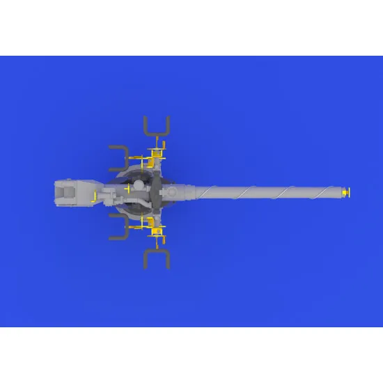 Eduard 672034 1/72 German Submarine 8,8cm gun Brassin for Ships