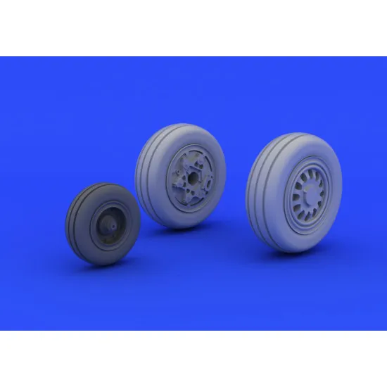 Eduard 672040 1/72 F-16CJ Block 50 wheels Brassin for Aircraft