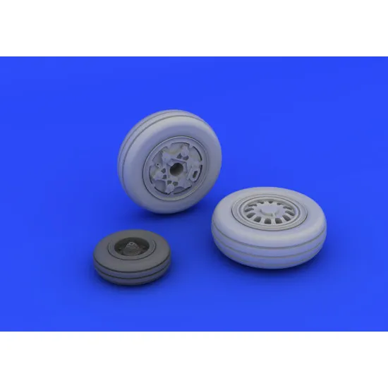Eduard 672040 1/72 F-16CJ Block 50 wheels Brassin for Aircraft