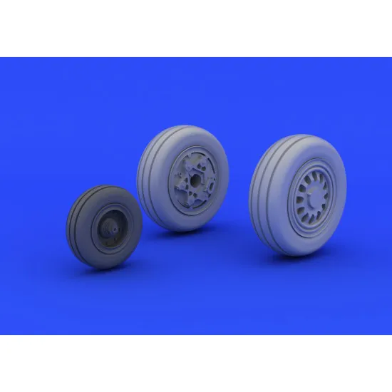 Eduard 672040 1/72 F-16CJ Block 50 wheels Brassin for Aircraft