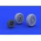 Eduard 672040 1/72 F-16CJ Block 50 wheels Brassin for Aircraft