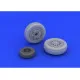 Eduard 672040 1/72 F-16CJ Block 50 wheels Brassin for Aircraft