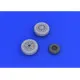 Eduard 672040 1/72 F-16CJ Block 50 wheels Brassin for Aircraft
