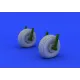 Eduard 672046 1/72 C-47 wheels Brassin for Aircraft