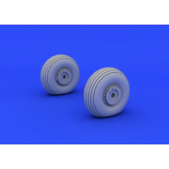 Eduard 672046 1/72 C-47 wheels Brassin for Aircraft