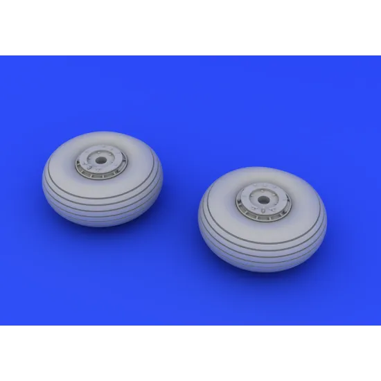 Eduard 672046 1/72 C-47 wheels Brassin for Aircraft