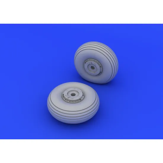 Eduard 672046 1/72 C-47 wheels Brassin for Aircraft