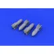 Eduard 672113 1/72 SC 250 German WWII bombs Brassin for Aircraft
