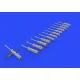 Eduard 672132 1/72 B-17G guns Brassin for Aircraft
