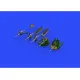 Eduard 672157 1/72 H8K2 Emily guns Brassin for Aircraft