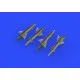 Eduard 672191 1/72 RS-2US missiles for MiG-21 Brassin for Aircraft