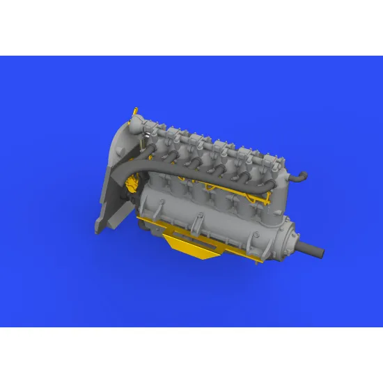 Eduard 672223 1/72 Fokker D.VII (OAW) engine/Mercedes D.III Brassin for Aircraft