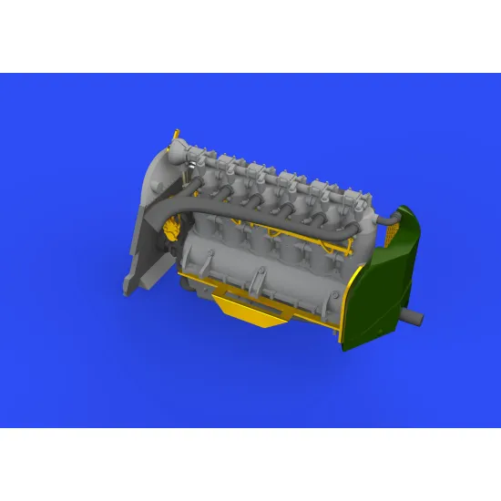 Eduard 672223 1/72 Fokker D.VII (OAW) engine/Mercedes D.III Brassin for Aircraft